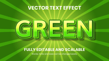 Vector 3d text effect design