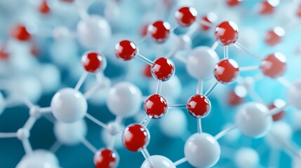 Close-up of bio-inspired nanostructures for drug delivery, advanced biomaterials, medical nanotechnology