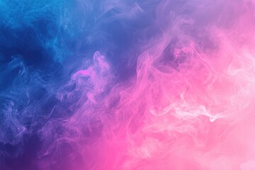 Abstract Swirling Blue, Pink, and White Ink in Water