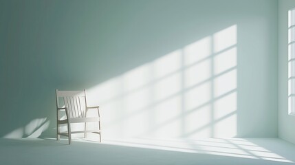 Obraz premium Open space, ample light, minimalistic design, inviting atmosphere, serene environment, harmonious balance, simplicity in form, tranquility in surroundings, expansive view