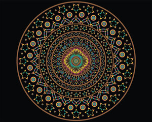 Vector floral pattern icon collection  Luxury pattern frame Set of mandala with floral ornament pattern,Vector mandala relaxation patterns unique design with nature style, Hand drawn pattern,Mandala 