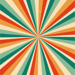 Abstract radial pattern background in vintage style (7)