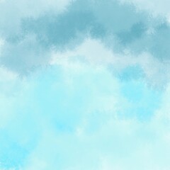 blue sky background ,Watercolor 