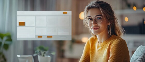Trustworthy Customer Reviews in Sleek E-commerce Website Layout with Neutral Tones and Bright Lighting