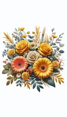 Gelber Blumenstrauß