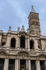 The papal basilica of Santa Maria Maggiore is one of the four papal basilicas in Rome, located in Piazza dell'Esquilino, at the top of the Cispio, between the Rione Monti and the Esquilino.