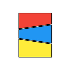 comic panel background vector