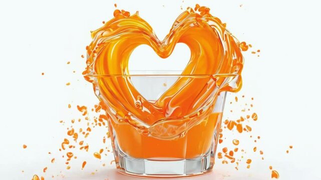 orange juice splash