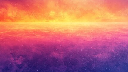 A grainy gradient background with vibrant orange, pink, and purple, reminiscent of a vintage 80s sunset with a slightly blurred, nostalgic feel.