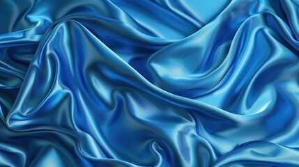 Obraz premium Abstract Blue Satin Texture