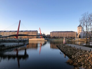 bridge over the river