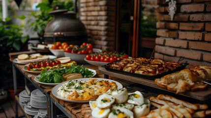 Lavish Breakfast Spread