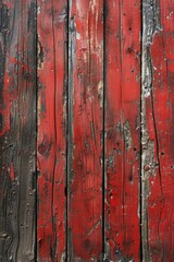 Old red wood background rustic wooden surface with copy space 