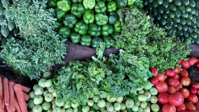 Elegant View of a Local Vegetables Shop in Multan Pakistan