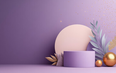 Fototapeta premium Retro background of e-commerce product display platform