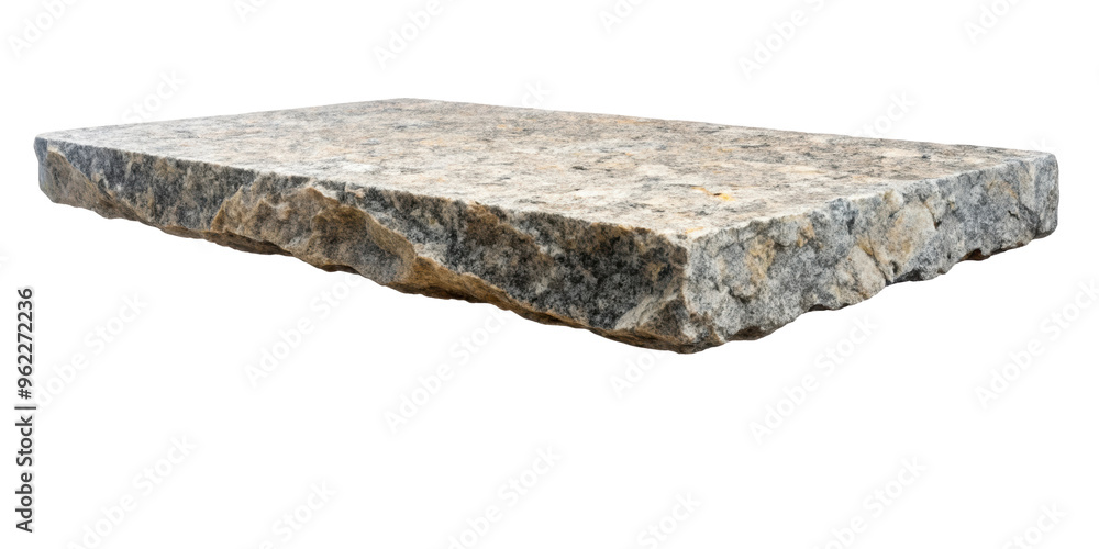 Poster natural stone slab featuring a rough texture and rectangular shape, ideal for landscaping and constr