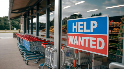 Obraz premium Store workers needed