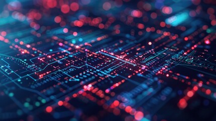 Obraz premium Abstract Digital Circuitry