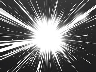 Obraz premium Speed Lines Manga Comic Effect