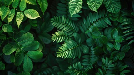 Fototapeta premium Green desktop wallpaper aesthetics