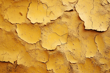 Dynamic grunge abstract ocher background, textured concrete wall. Abstract modern art concept with big rough strokes.	