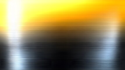 Obraz premium Gradient, Shapes, Waves, Silver and Yellow, Abstract Image, Texture, Pattern Background, Wallpaper, Cover and Screen for Smartphone, PC, Laptop, 9:16 and 16:9 Format