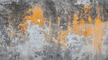 Fototapeta premium Weathered Concrete Wall with Rusty Accents