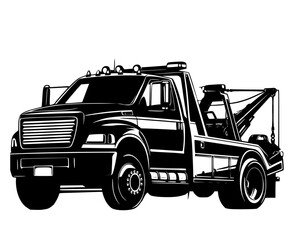 Tow truck vector illustration  © Createcorner