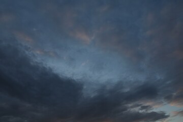 Fototapeta premium Picturesque view of beautiful clouds in sky