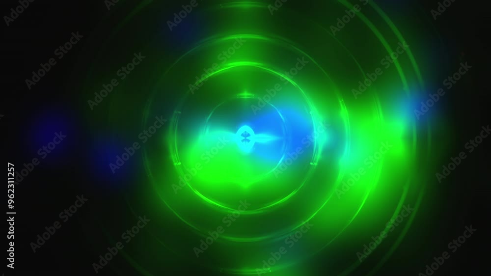 Aufkleber abstract flickering lights. computer generated 3d render