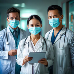 doctor and nurse in uniform