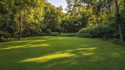 Serene Green Landscape in Nature