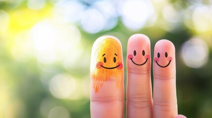 Happy Finger Characters