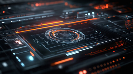 Fototapeta premium Future technology