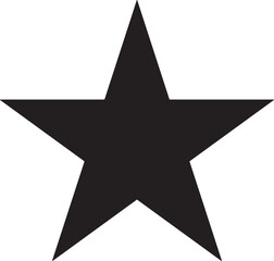 Obraz premium Star flat icon vector style illustration on a white background