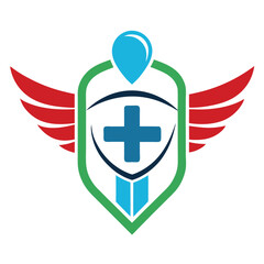 Obraz premium Charity Organization Logo vector art illustration