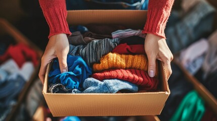 Organized Clothing Donation