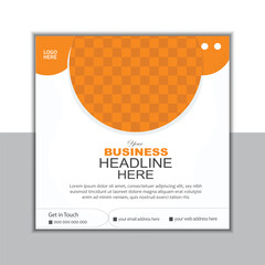 Business social media post design