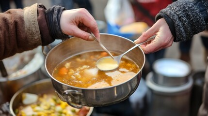 Sharing Warm Soup