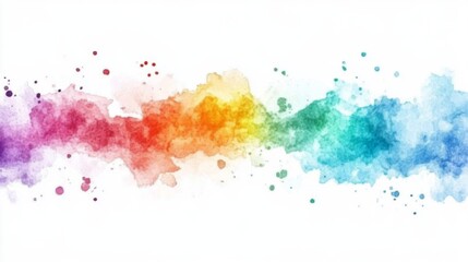Colorful Watercolor Splash