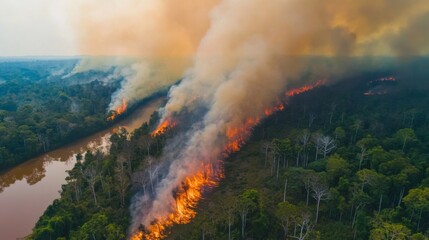 "Amazon Rainforest Fire"