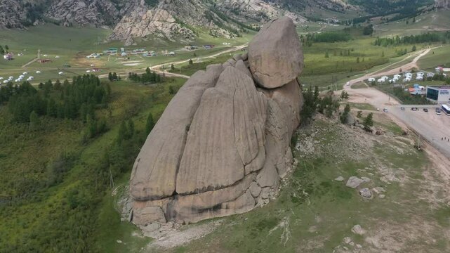 &ldquo;Turtle Rock&rdquo; - rock formation in The Gorkhi Terelj National Park, Mongolia