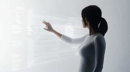 Futuristic Interaction with Digital Interface