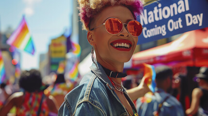 Celebrating National Coming Out Day.