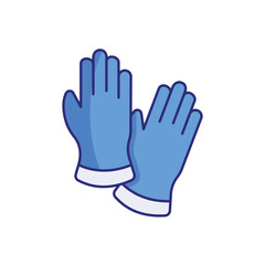Gloves vector icon