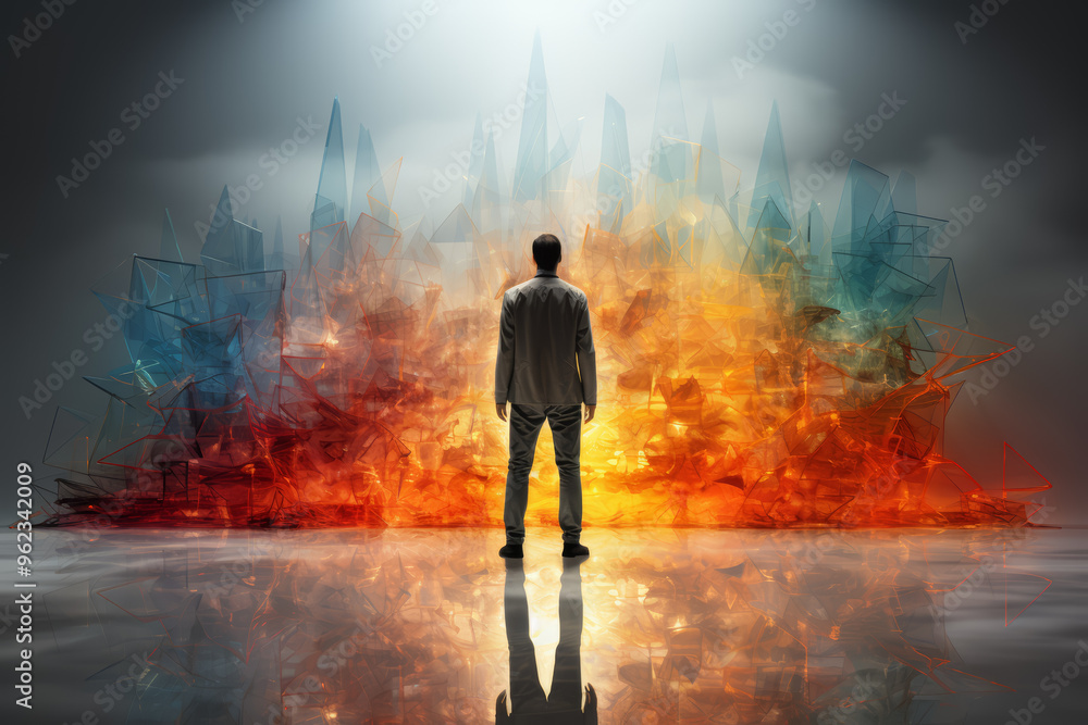 Poster an innovator pushing the boundaries of what is possible, driven by a relentless pursuit of progress 