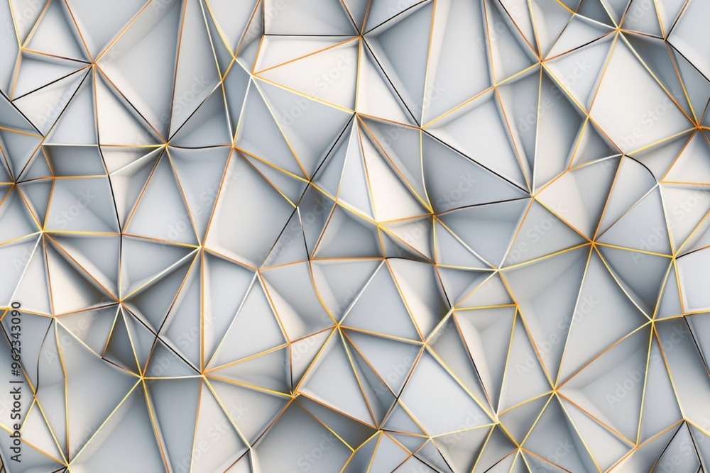 Poster a close-up view of a unique triangle-shaped wall, great for decorative or architectural designs