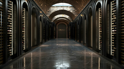 Fototapeta premium Luxury Champagne Bottle