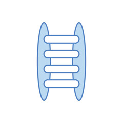 Fototapeta premium Ladder vector icon