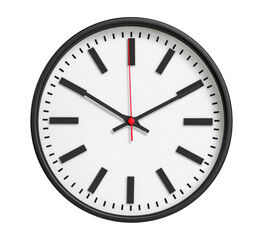 wall clock isolated on transparent background